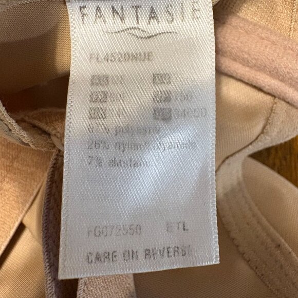 Fantasie 4520 Smoothing Seamless Balconette Bra Beige 34DDD - Picture 4 of 4